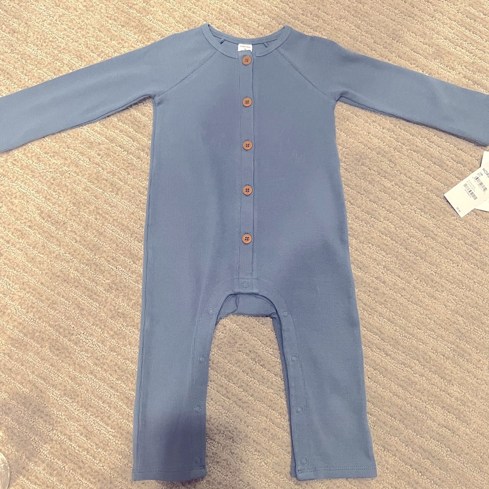 Nordstrom | Button Down Baby Romper